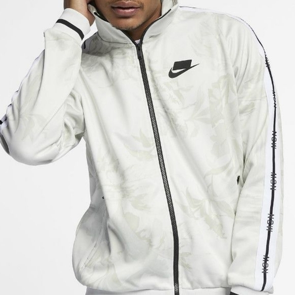 Nike NSW Track Jacket Mens‎ White Floral XXL NWT - Picture 3 of 9